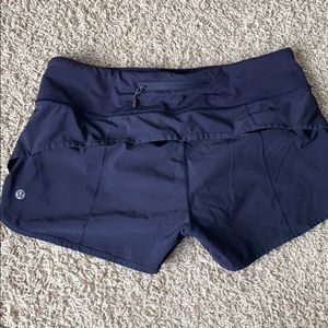 Lululemon navy shorts.